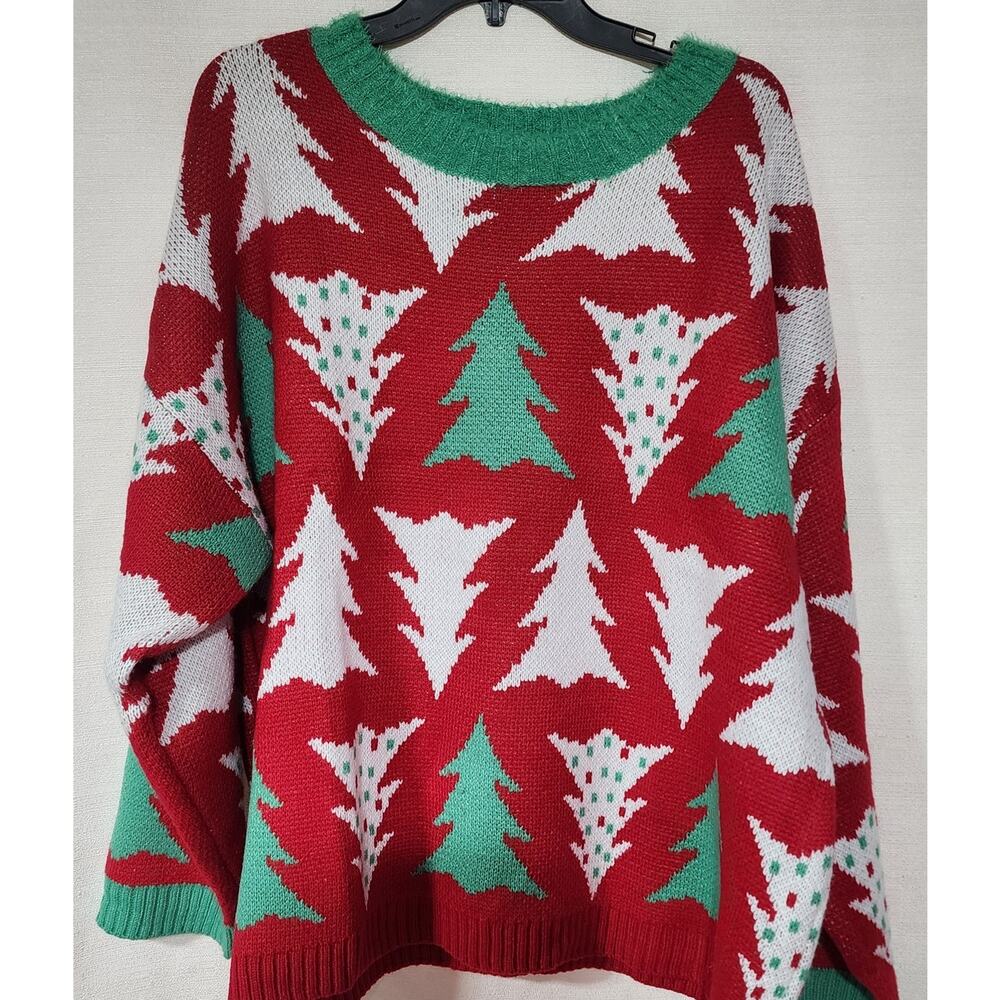 Christmas tree sweater by 33 degrees women's large